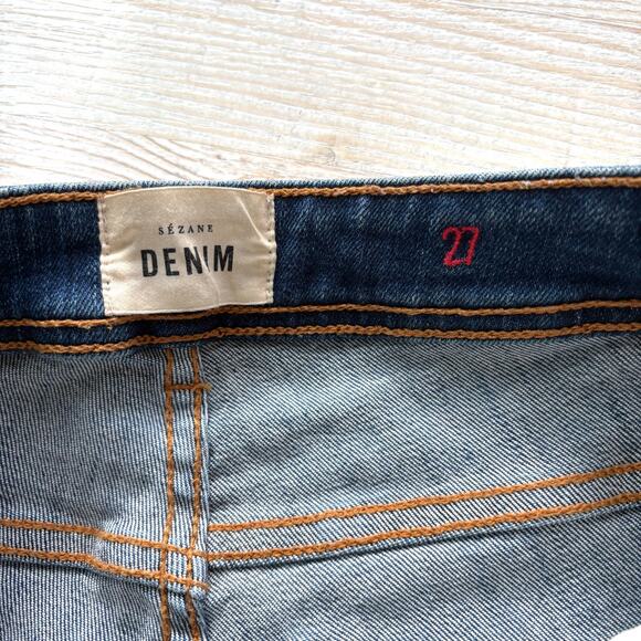 Sezane High Rise Stretch Skinny Ankle Jeans | Size 27 - Picture 2 of 8